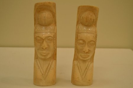 Heads, Ivory, Two                       